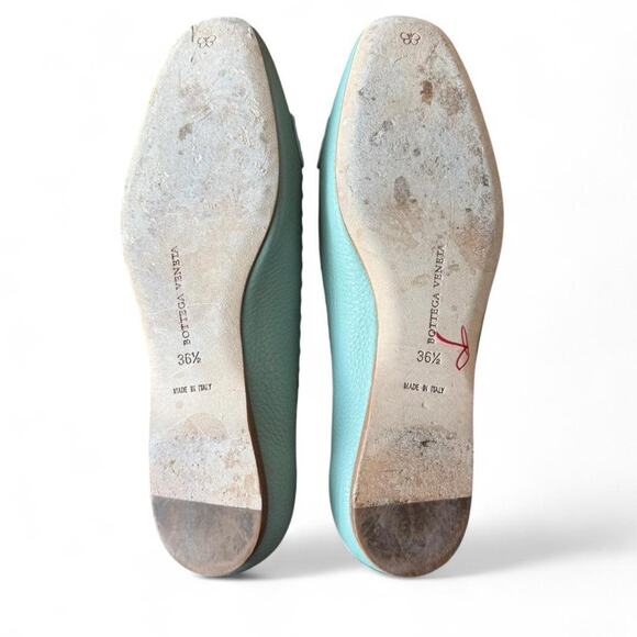 Blue bottega veneta leather loafers designer luxury rare - Picture 3 of 4